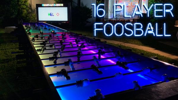 16 Player LED Foosball