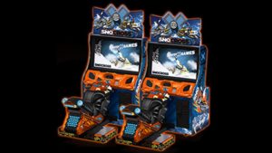 SnoCross Snowmobile Racing Arcade Game
