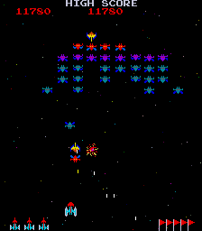 galaxian arcade screenshot