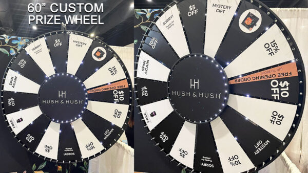 60 custom prize wheel